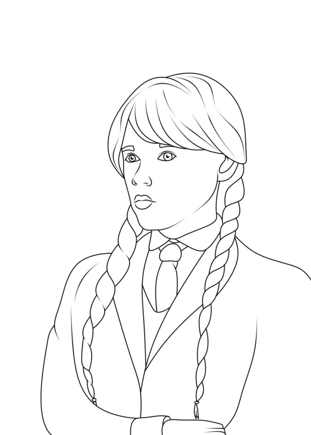 Wednesday Ausmalbilder 955