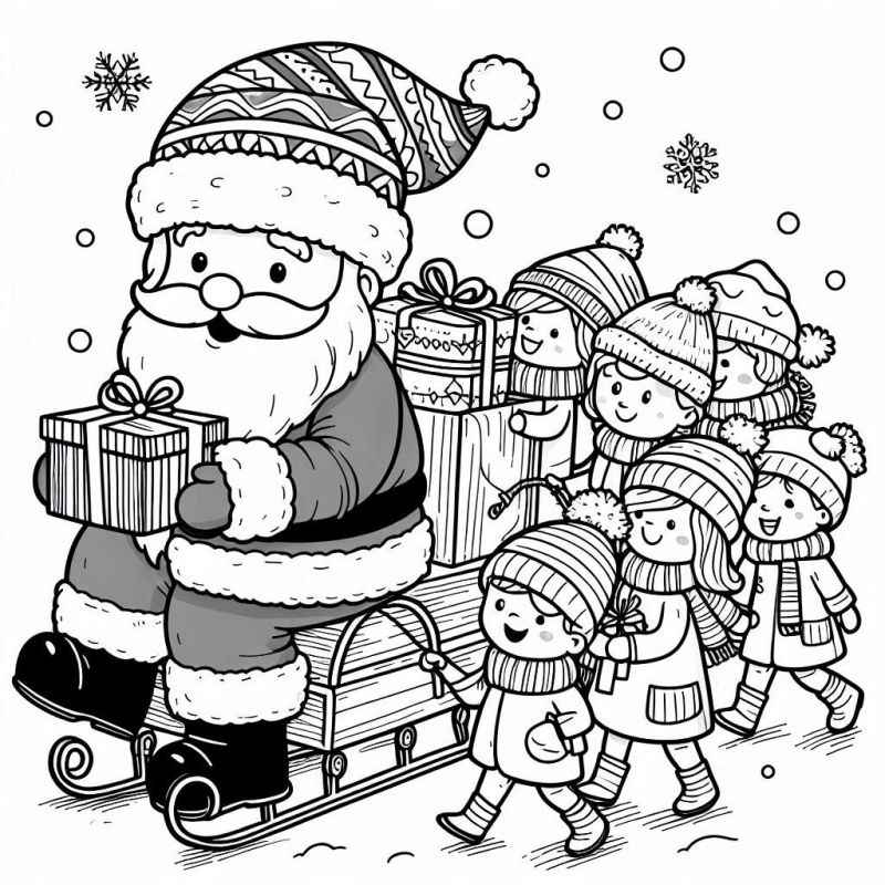 Weihnachten Ausmalbilder 091