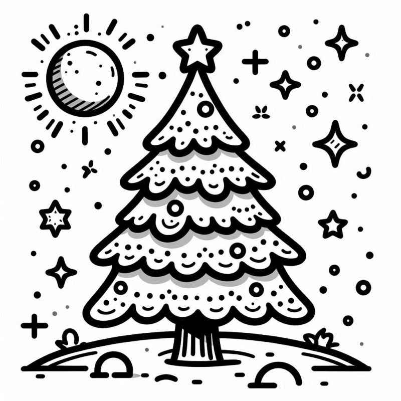 Weihnachten Ausmalbilder 541