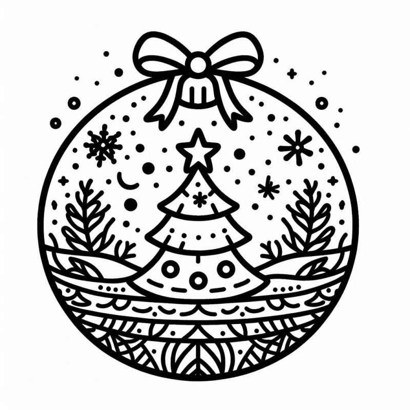 Weihnachten Ausmalbilder 717