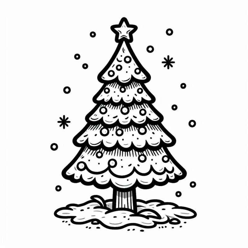 Weihnachten Ausmalbilder 804