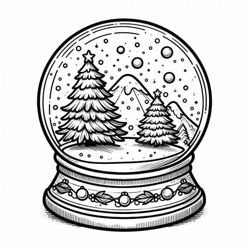 Weihnachtsbaum Ausmalbilder 147