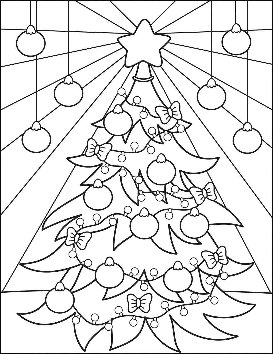 Weihnachtsbaum Ausmalbilder 634