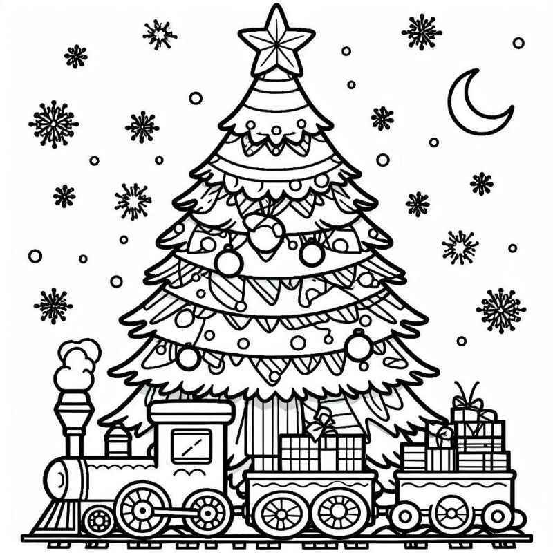 Weihnachtsbaum Ausmalbilder 926