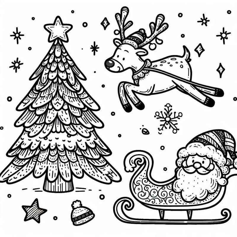 Weihnachtsbaum Ausmalbilder 999