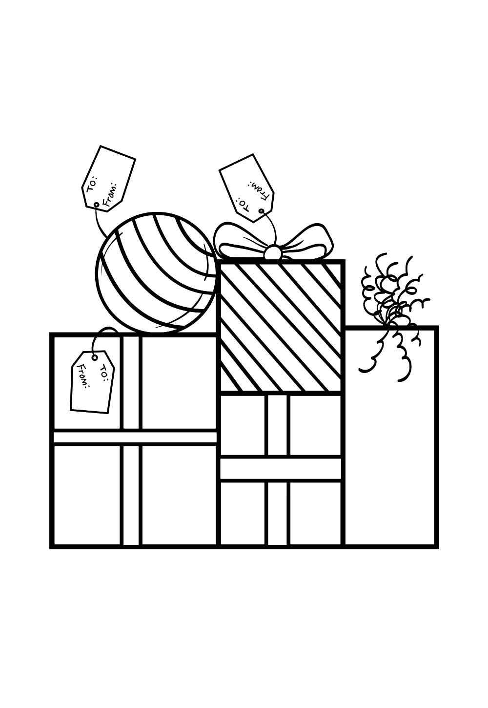 Weihnachtsgeschenke Ausmalbilder 302