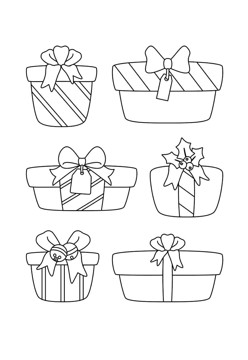 Weihnachtsgeschenke Ausmalbilder 380