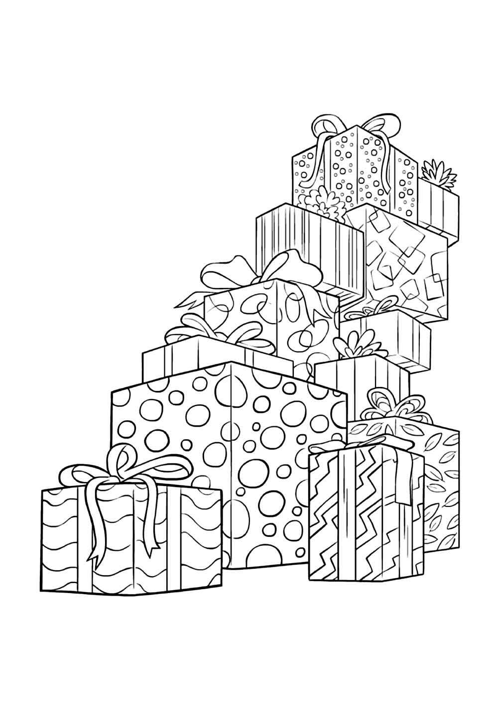 Weihnachtsgeschenke Ausmalbilder 539