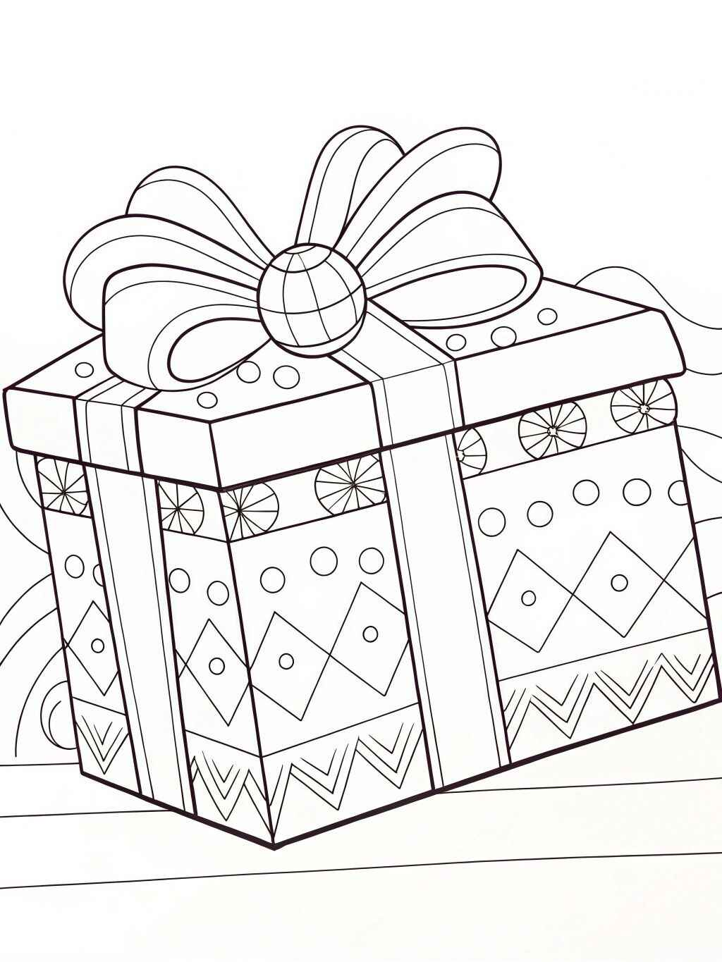 Weihnachtsgeschenke Ausmalbilder 601