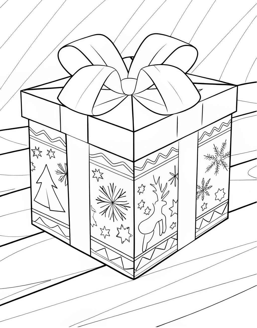 Weihnachtsgeschenke Ausmalbilder 733