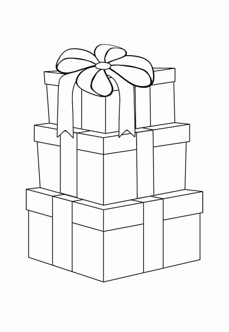 Weihnachtsgeschenke Ausmalbilder 769