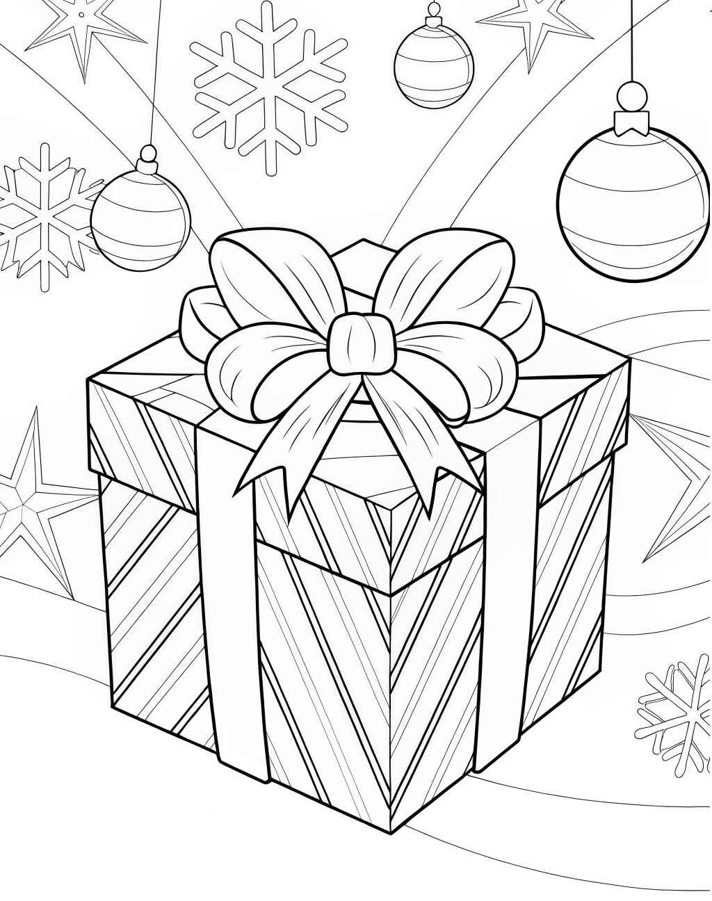 Weihnachtsgeschenke Ausmalbilder 831