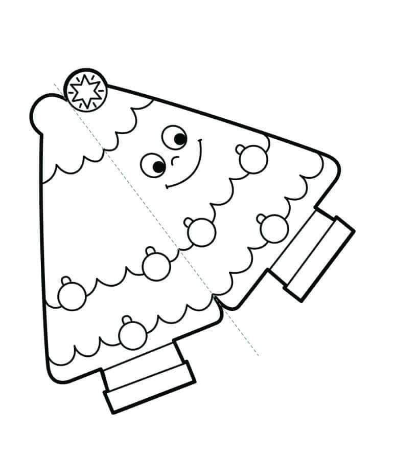 Weihnachtskarte Ausmalbilder 239