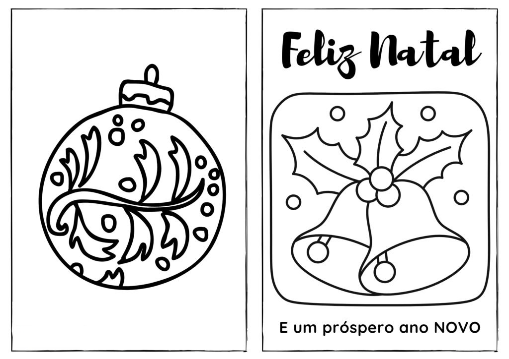 Weihnachtskarte Ausmalbilder 350