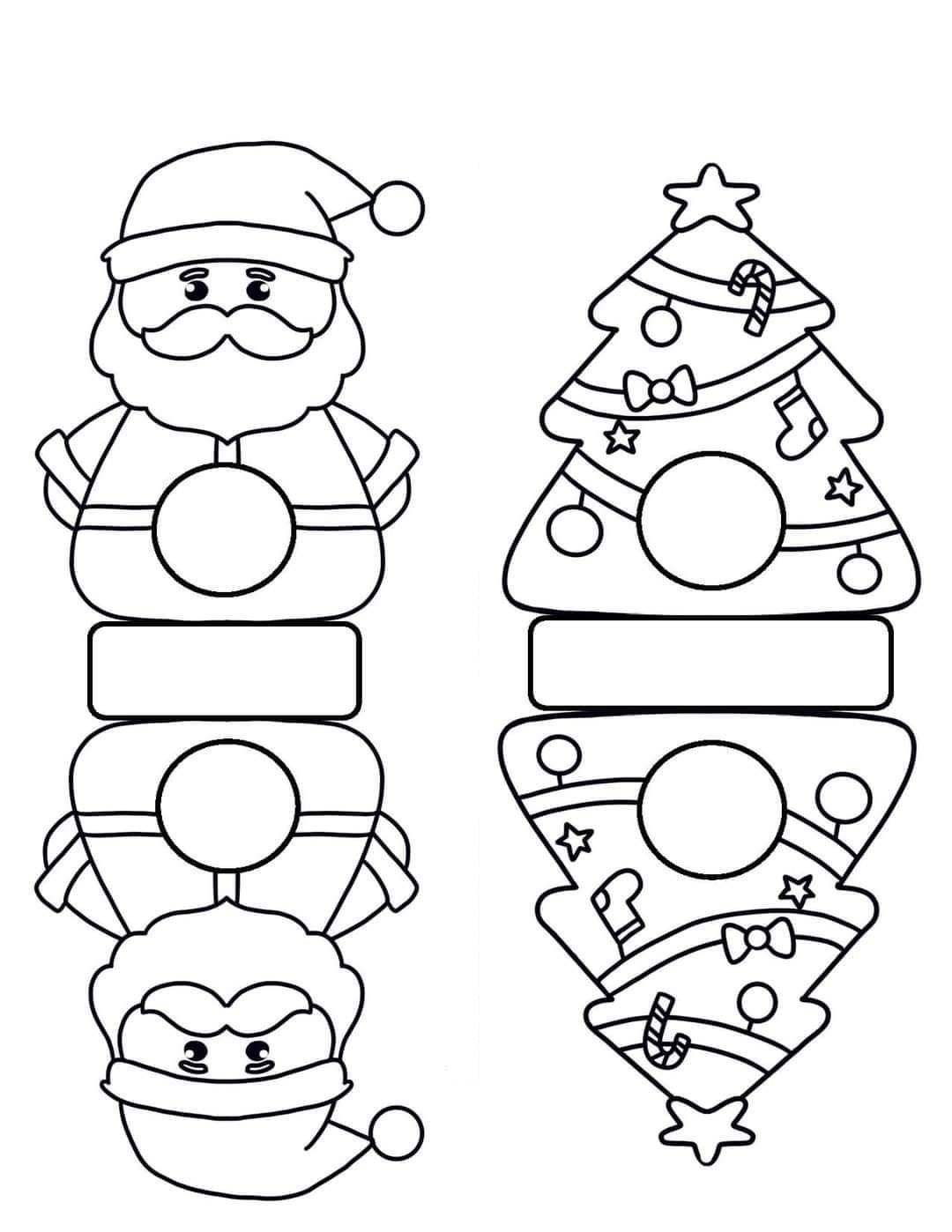 Weihnachtskarte Ausmalbilder 365