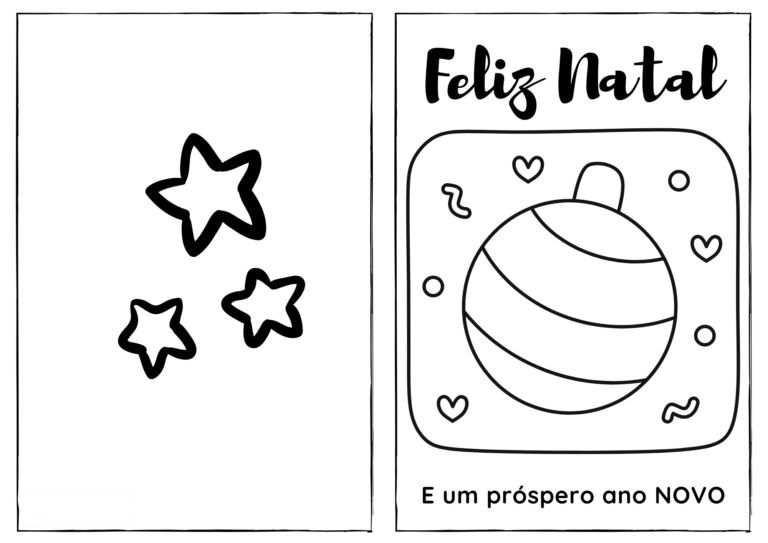 Weihnachtskarte Ausmalbilder 510