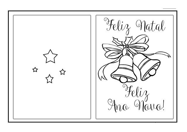 Weihnachtskarte Ausmalbilder 519