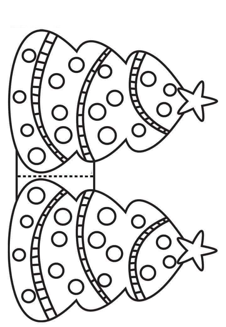 Weihnachtskarte Ausmalbilder 913