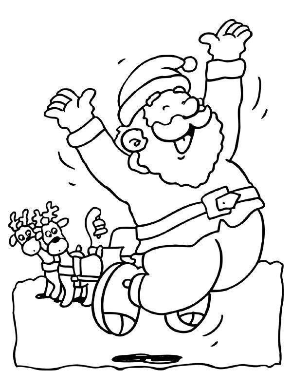 Weihnachtsmann Ausmalbilder 261