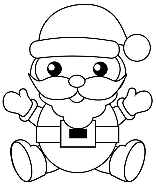 Weihnachtsmann Ausmalbilder 602