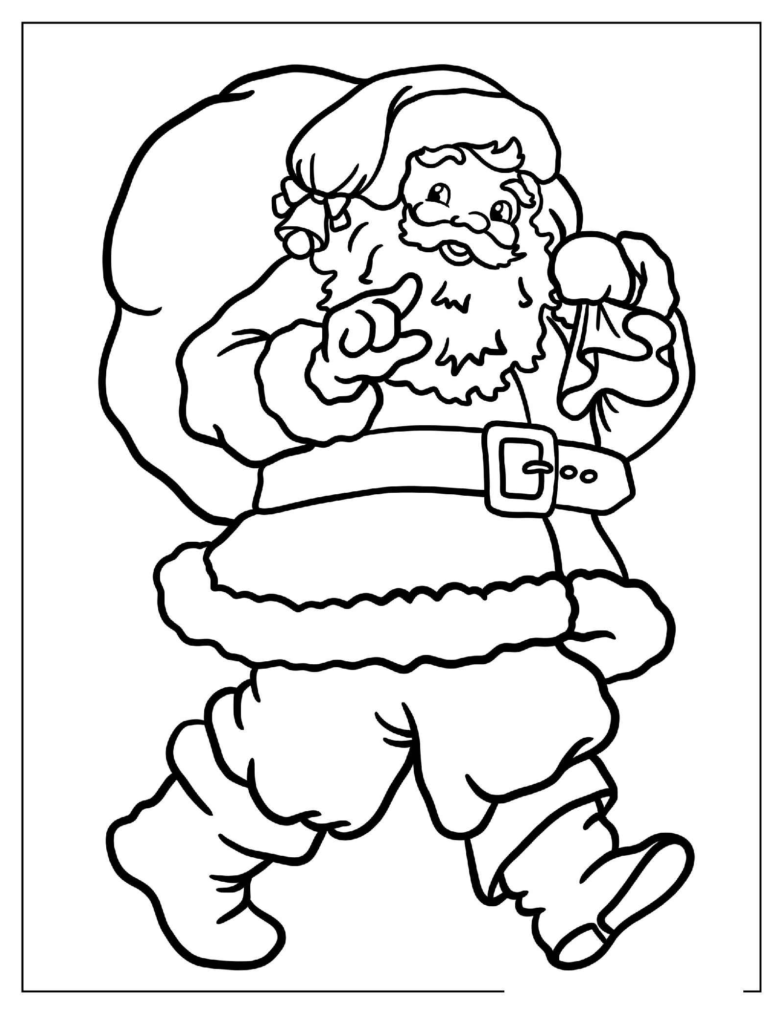 Weihnachtsmann Ausmalbilder 778