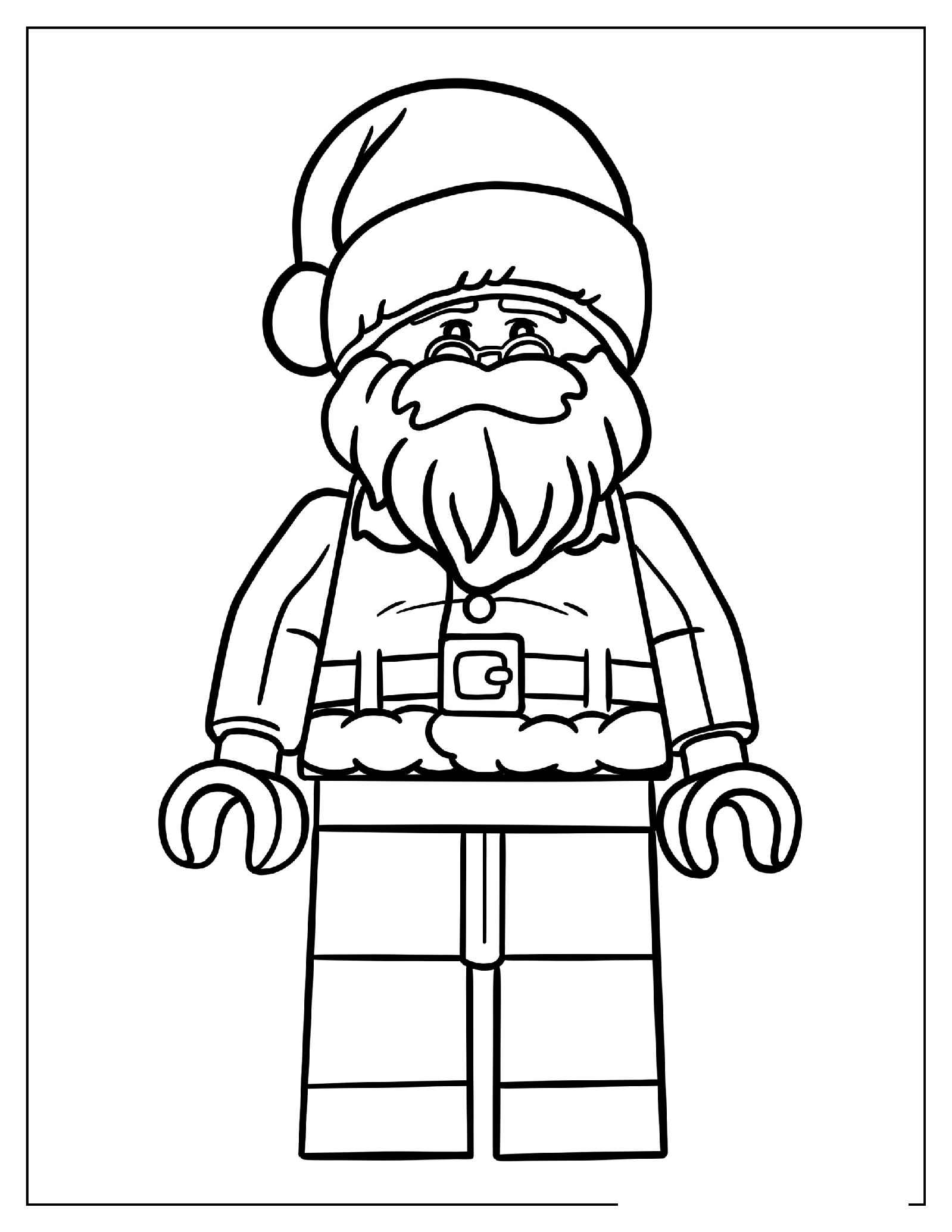 Weihnachtsmann Ausmalbilder 854
