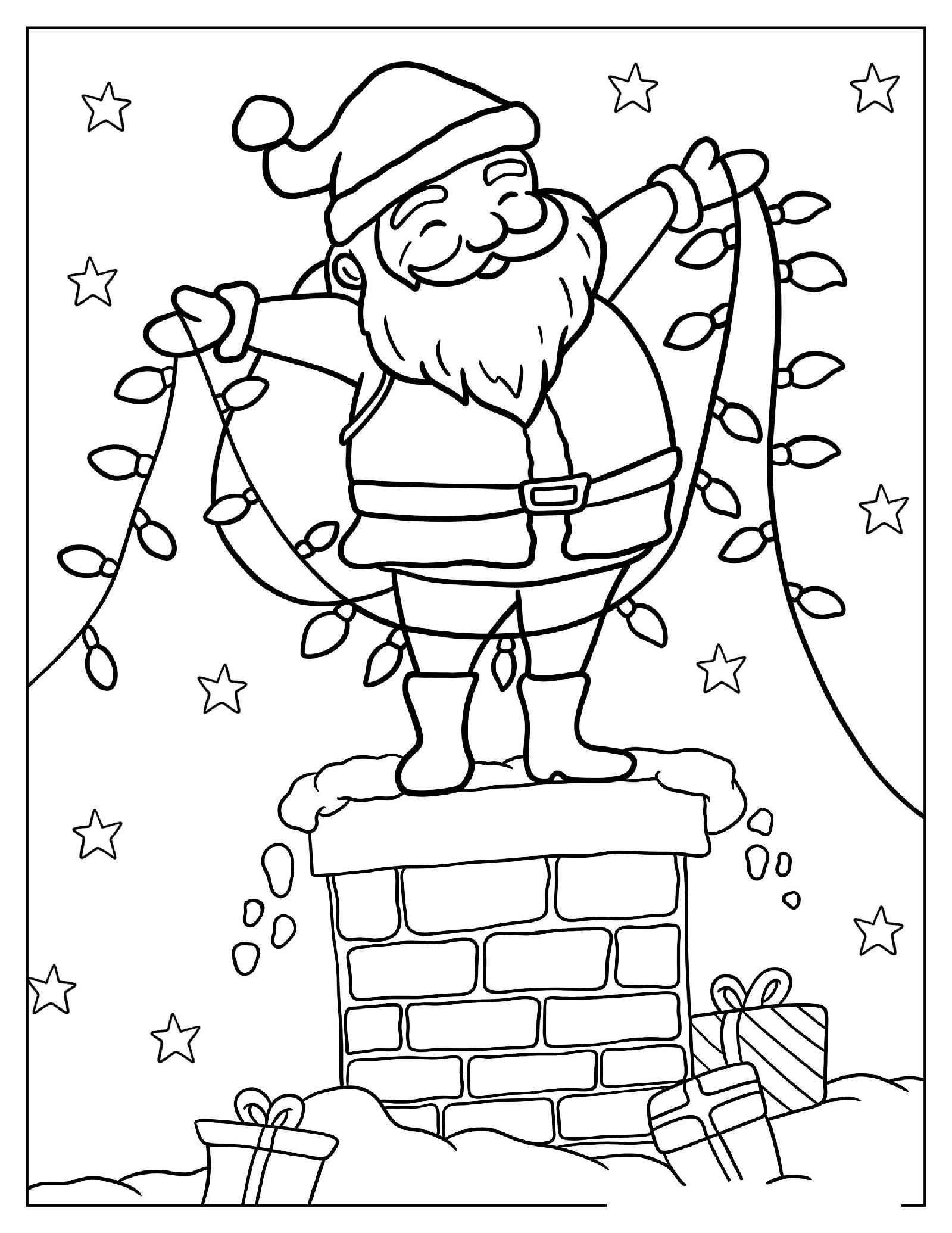 Weihnachtsmann Ausmalbilder 893