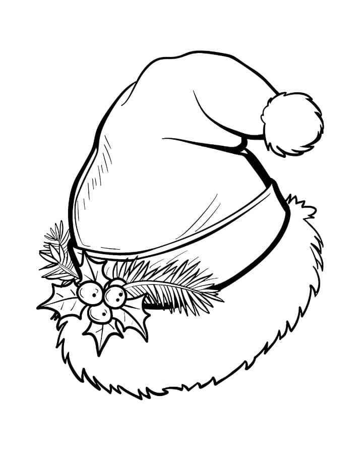 Weihnachtsmütze Ausmalbilder 128