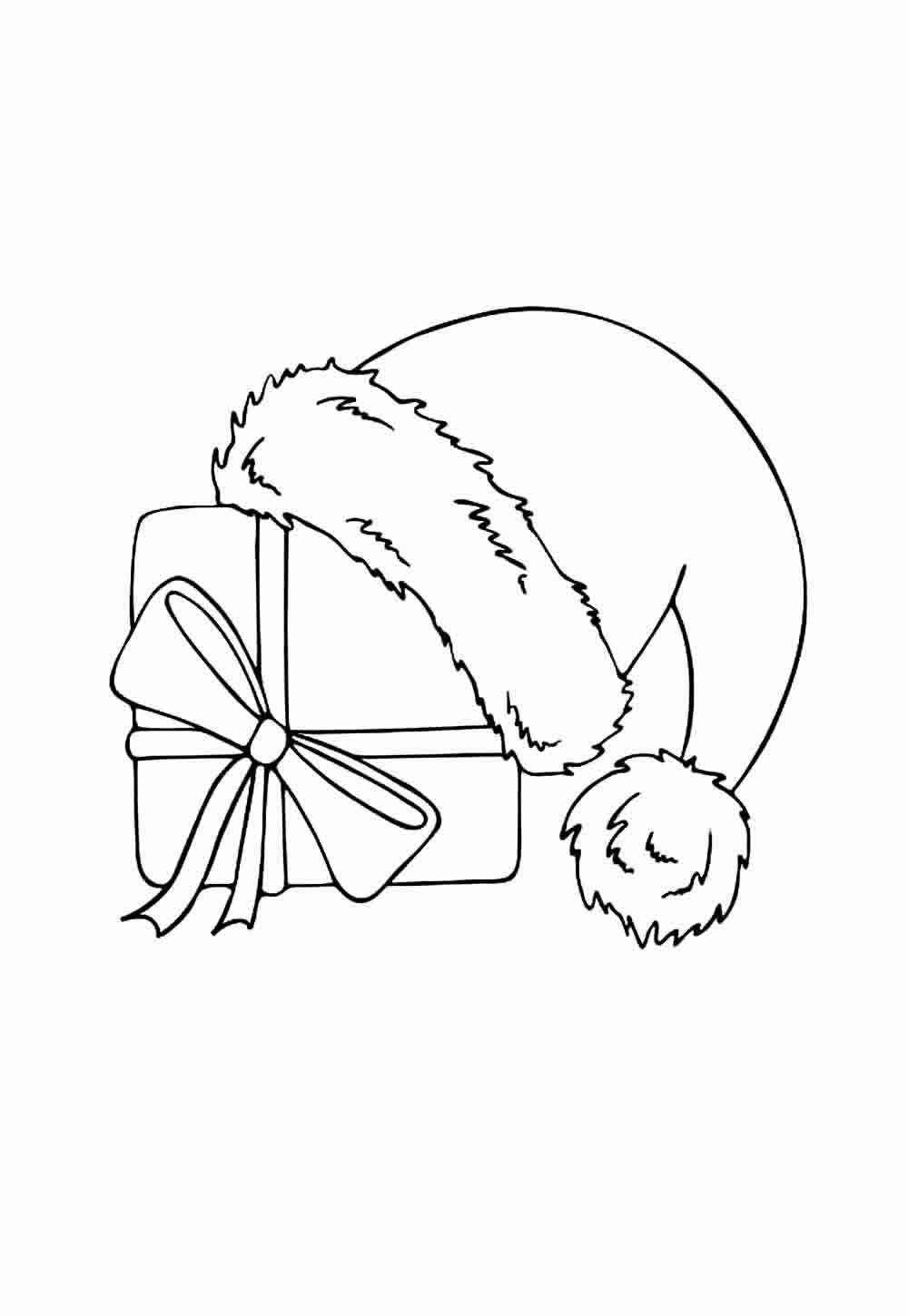 Weihnachtsmütze Ausmalbilder 193