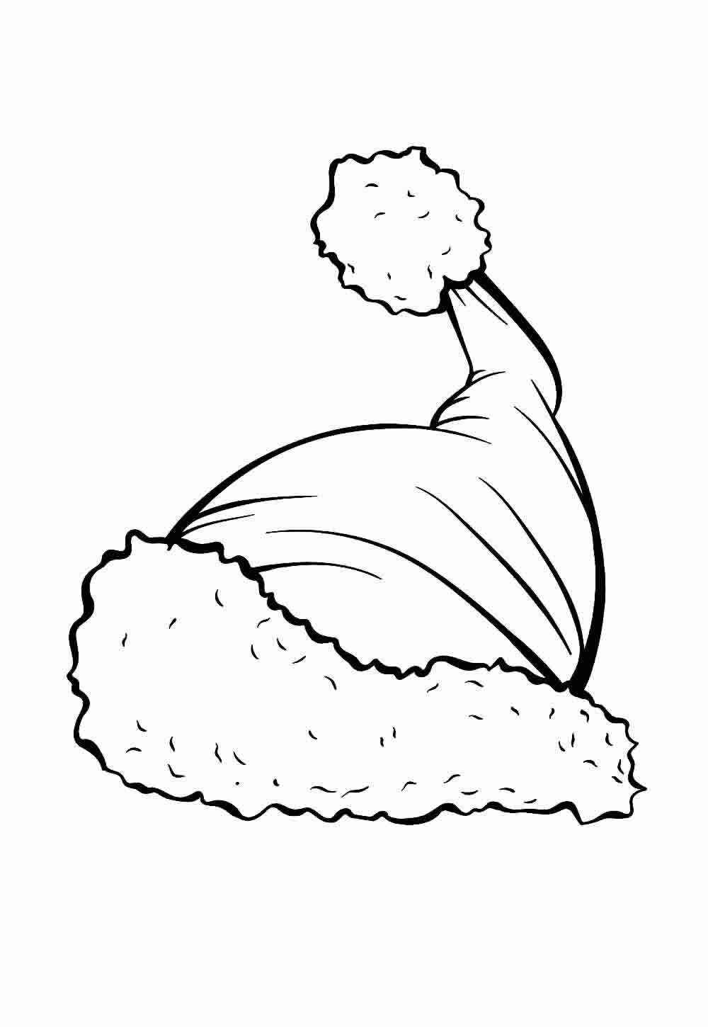 Weihnachtsmütze Ausmalbilder 524