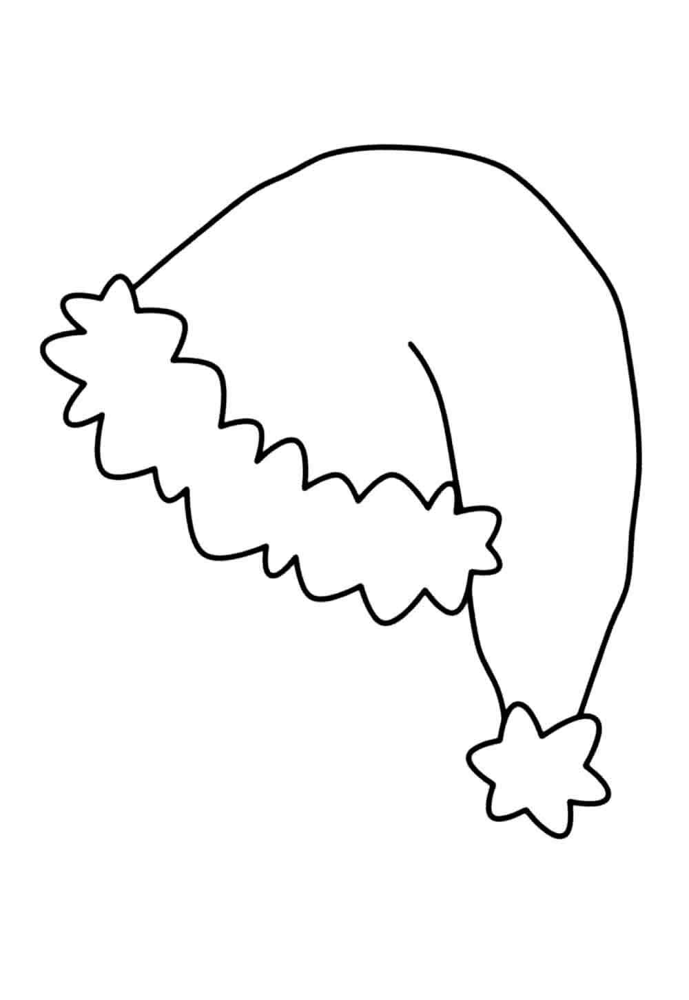 Weihnachtsmütze Ausmalbilder 545