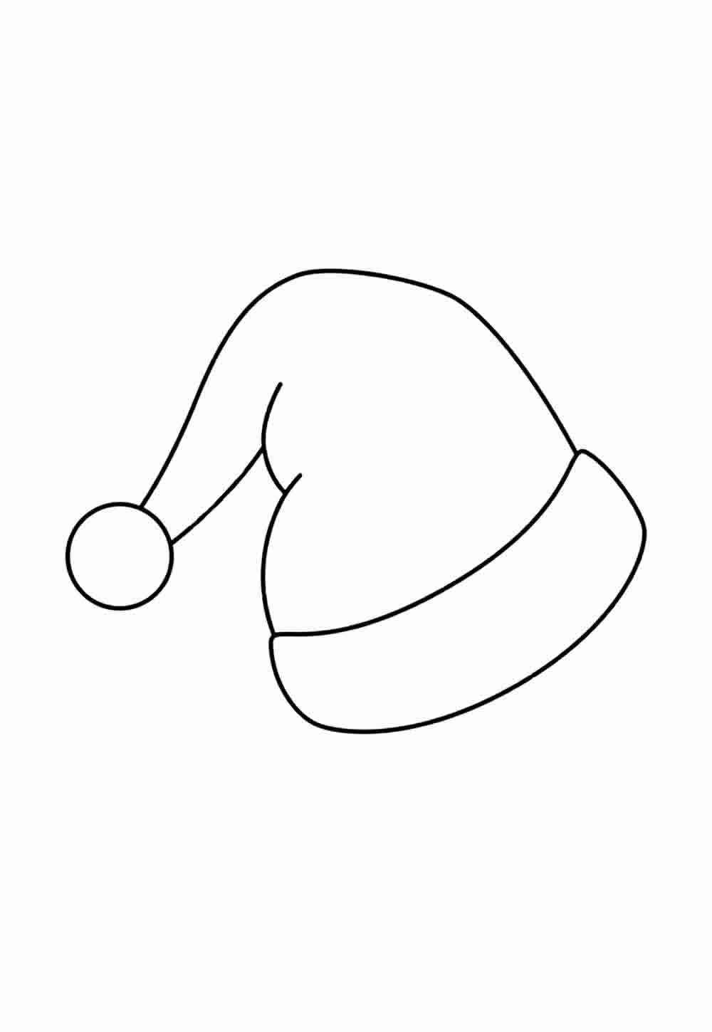 Weihnachtsmütze Ausmalbilder 681