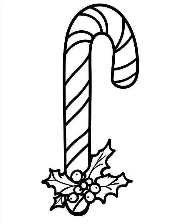 Weihnachtsstab Ausmalbilder 133