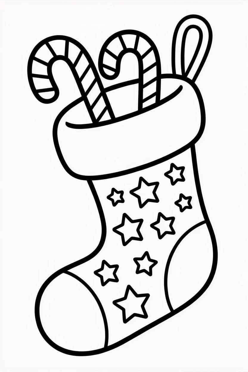 Weihnachtsstrumpf Ausmalbilder 660