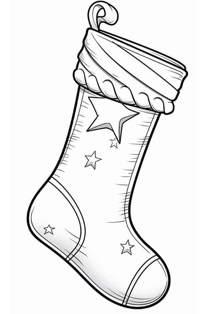 Weihnachtsstrumpf Ausmalbilder 784