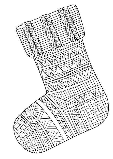 Weihnachtsstrumpf Ausmalbilder 932