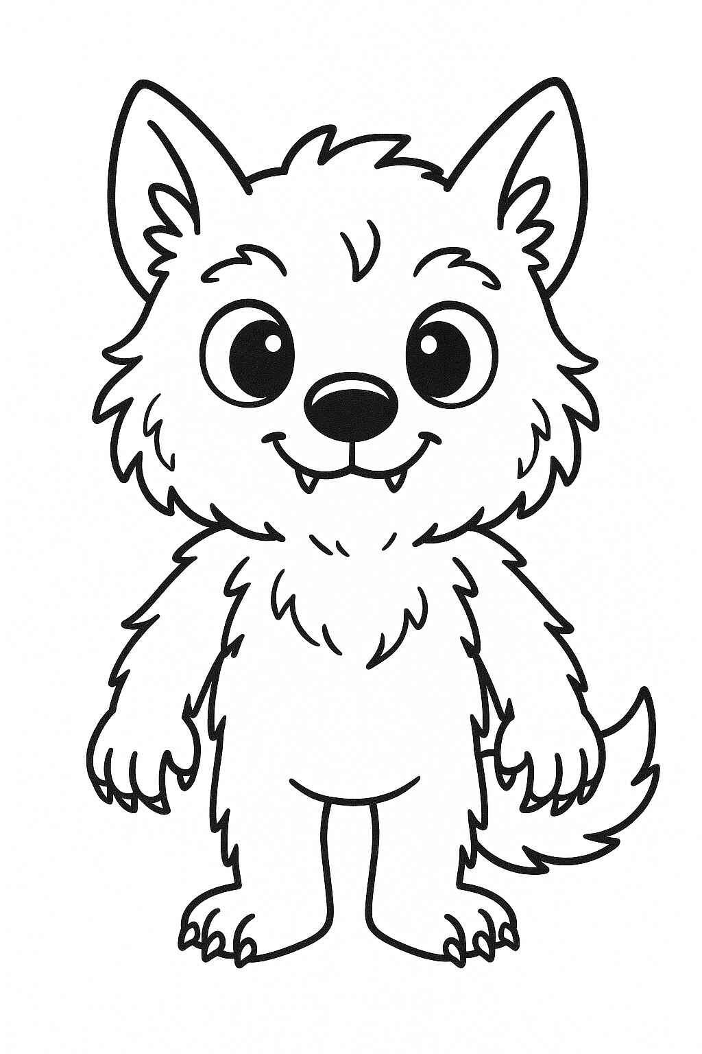 Werwolf Ausmalbilder 106