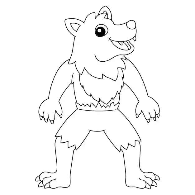 Werwolf Ausmalbilder 188