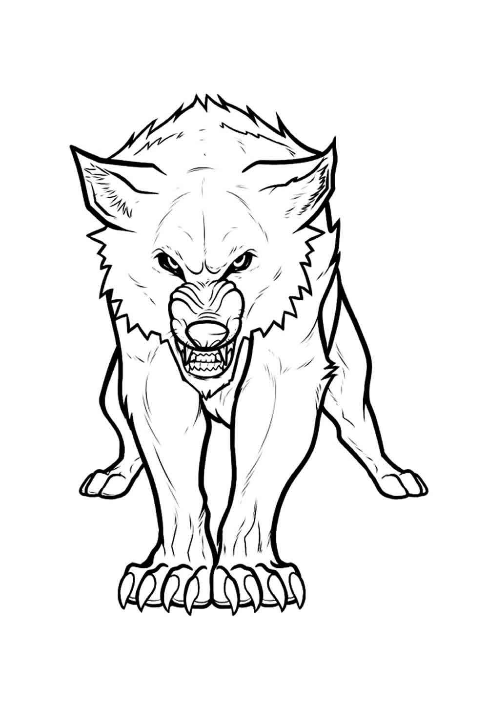 Werwolf Ausmalbilder 292