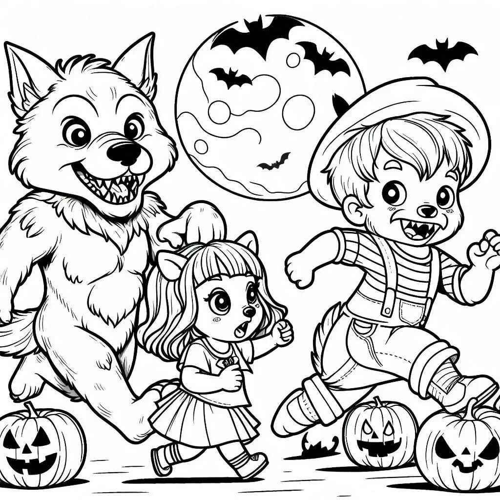 Werwolf Ausmalbilder 463