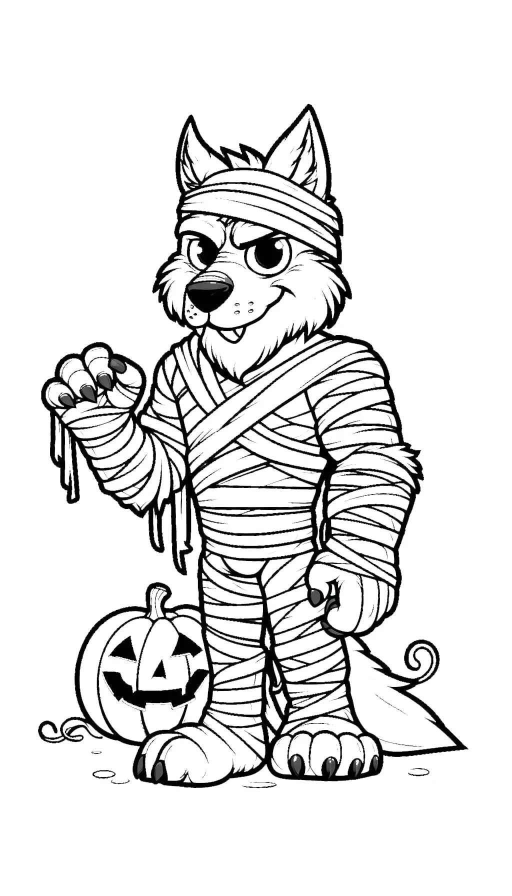 Werwolf Ausmalbilder 590