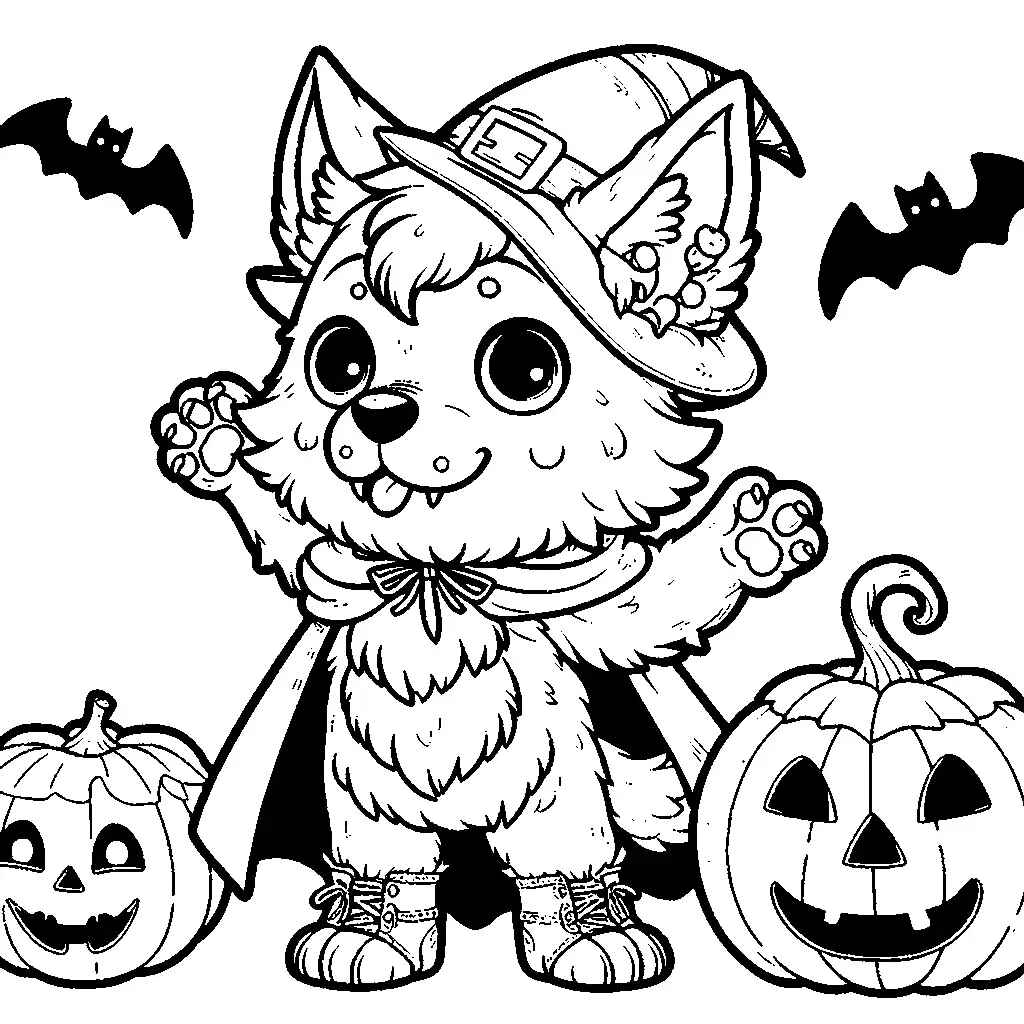 Werwolf Ausmalbilder 919