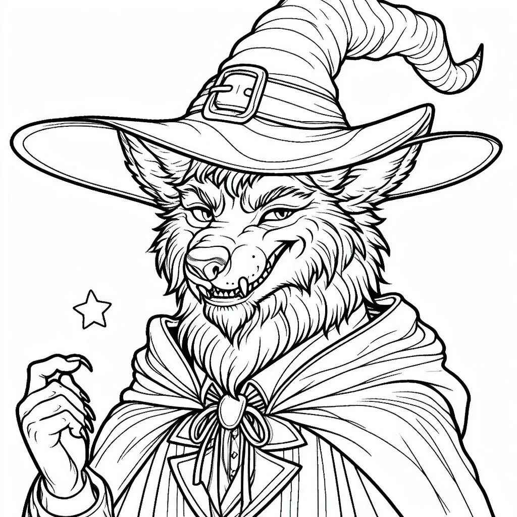 Werwolf Ausmalbilder 938