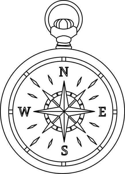 Windrose Ausmalbilder 084
