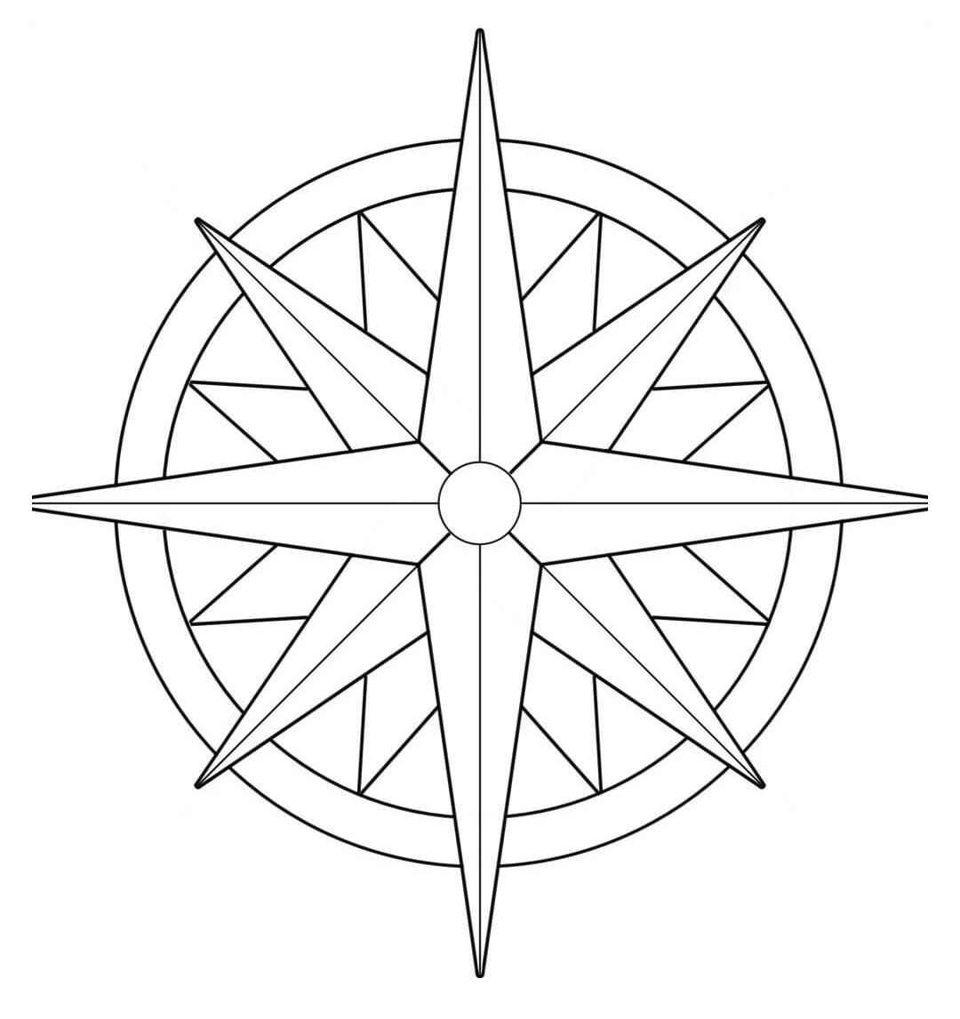 Windrose Ausmalbilder 210