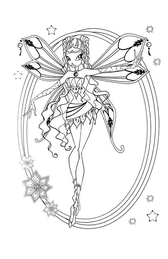 Winx Club Ausmalbilder 082
