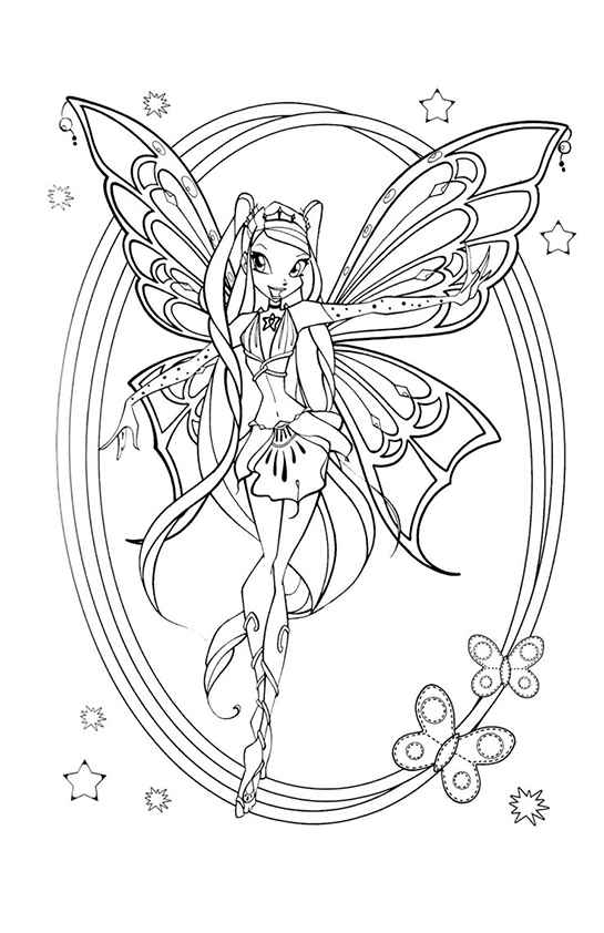 Winx Club Ausmalbilder 207