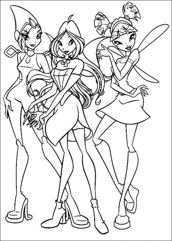 Winx Club Ausmalbilder 250