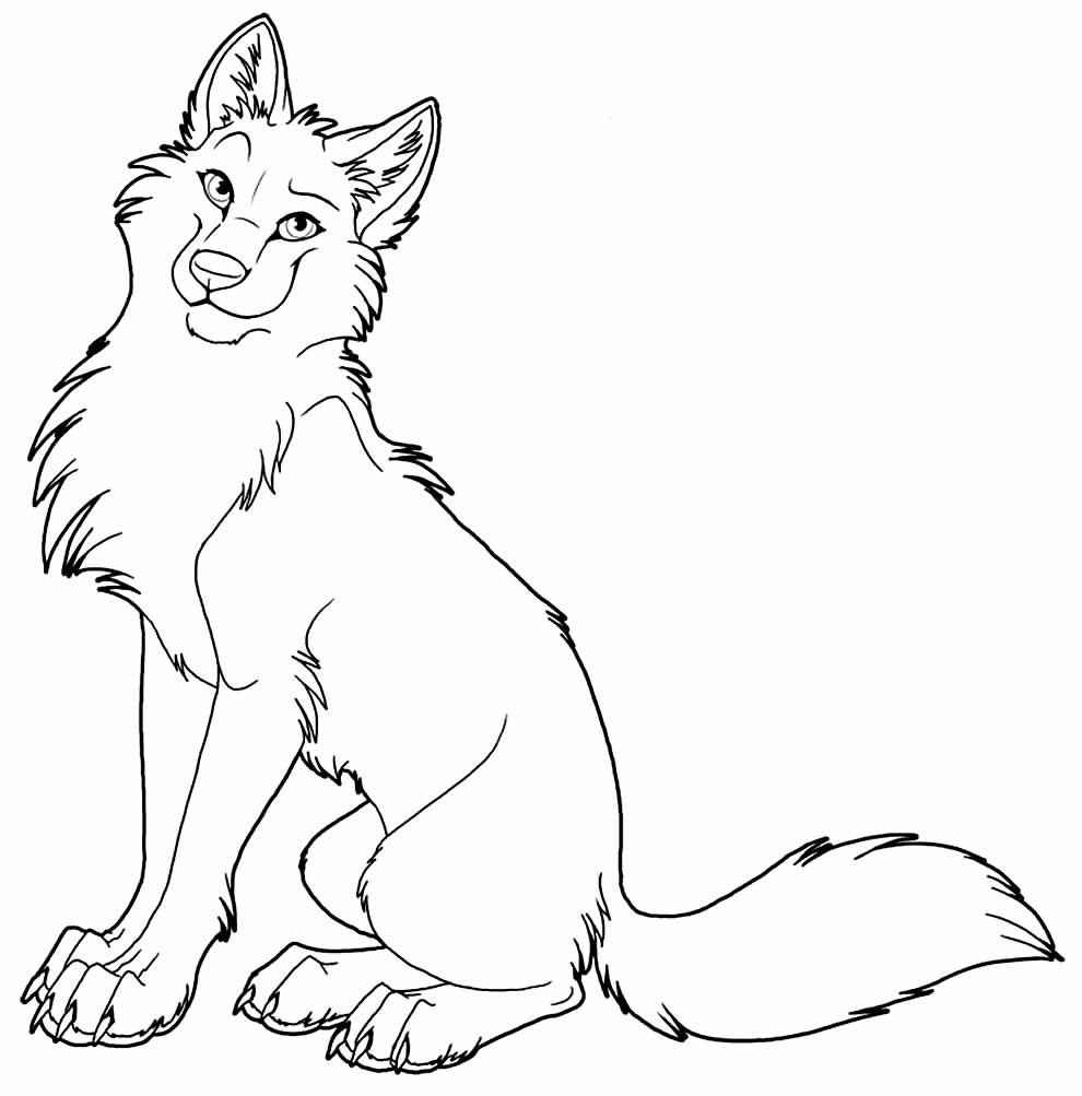 Wolf Ausmalbilder 131