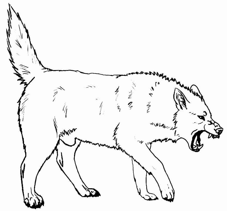 Wolf Ausmalbilder 190